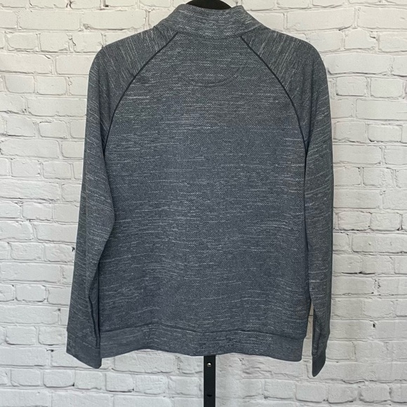 Greg Norman 1/4 Zip Sweater Heather Blue Size Medium Men - Picture 2 of 4